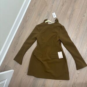 Odd Muse Long Sleeve Structured Mini Dress